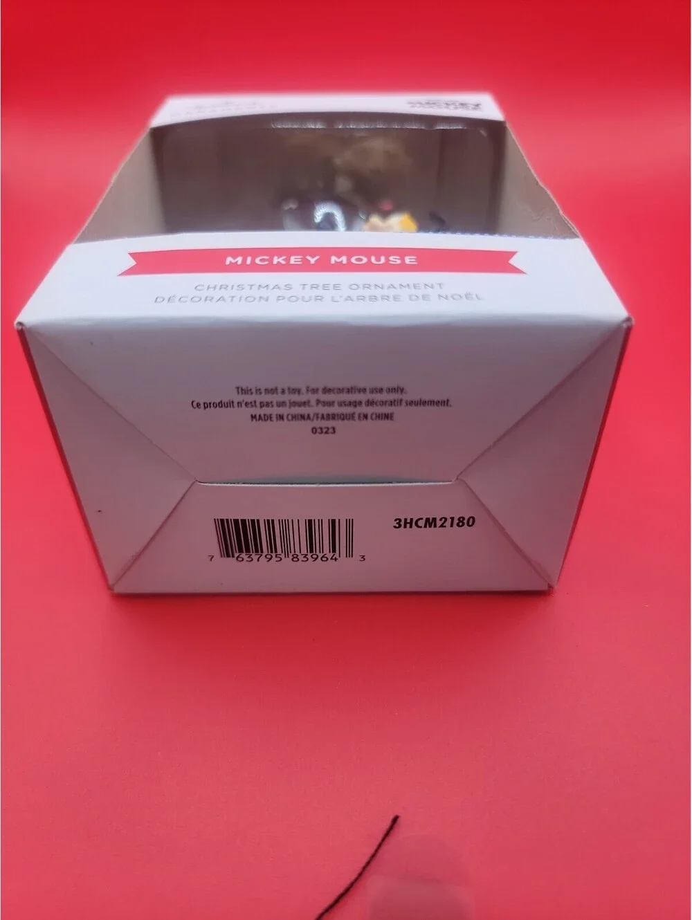 Hallmark Disney MICKEY MOUSE with PUPPY Christmas Ornaments 2023 New In Box